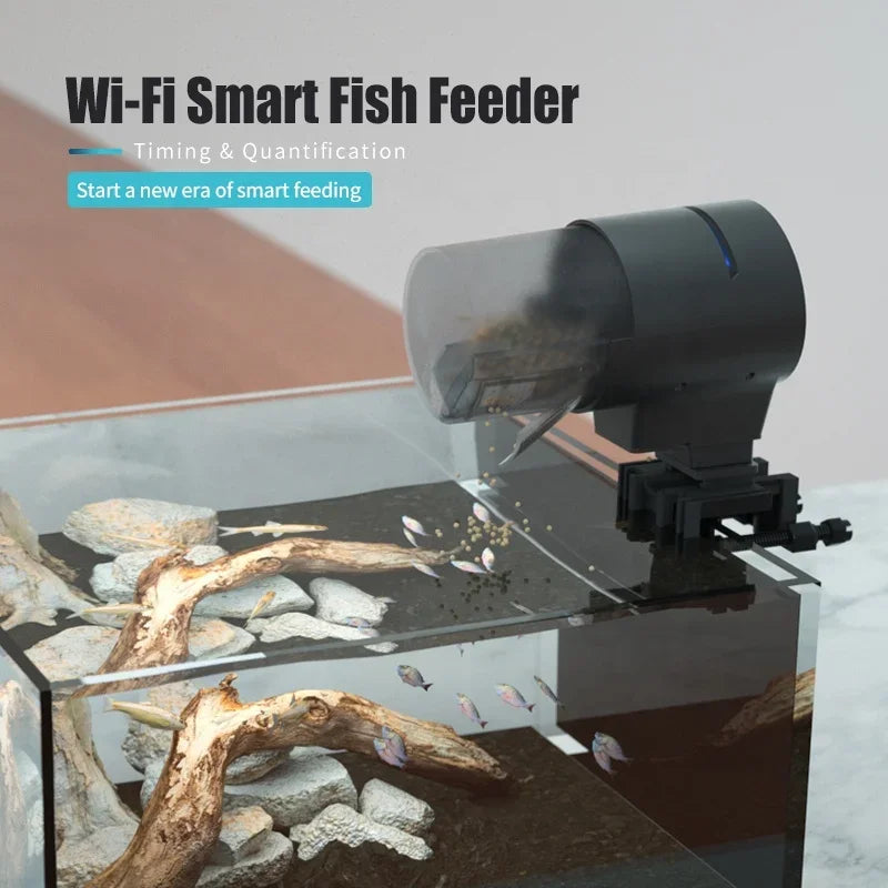 iLONDA Wi-Fi Smart Automatic Fish Feeder 2nd Gen (Long Range Remote, Timer, Countdown Feeding)