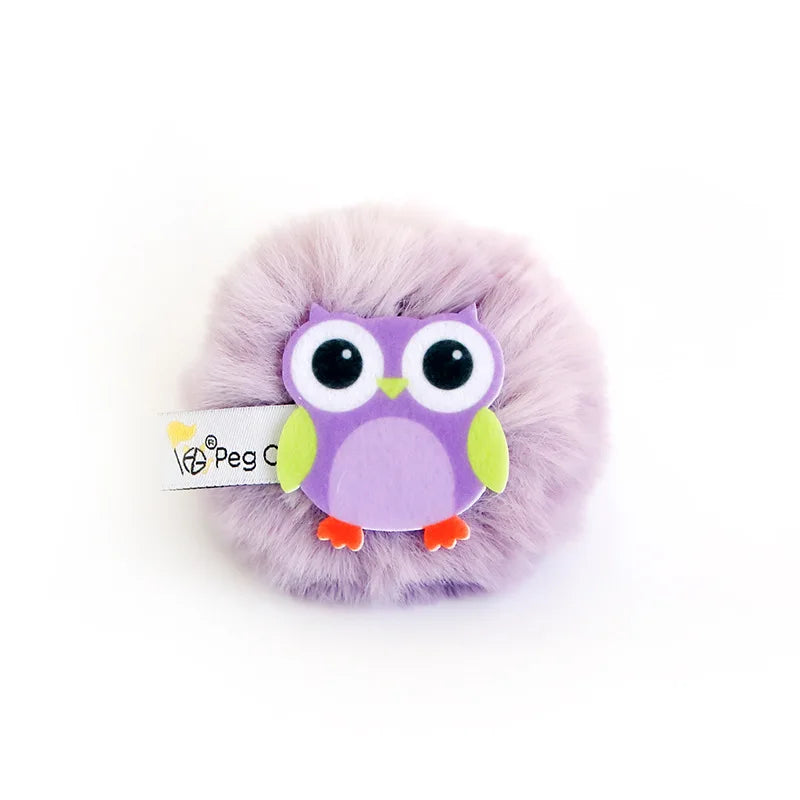 Catnip & Rattle Plush Pompom Cat Kick Toy — Minty Self-Entertainment Balls for Indoor Cats