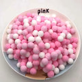 Colorful Plush Cat Puff Ball Toys — Soft Stretch Interactive Chew & Play Balls for Cats