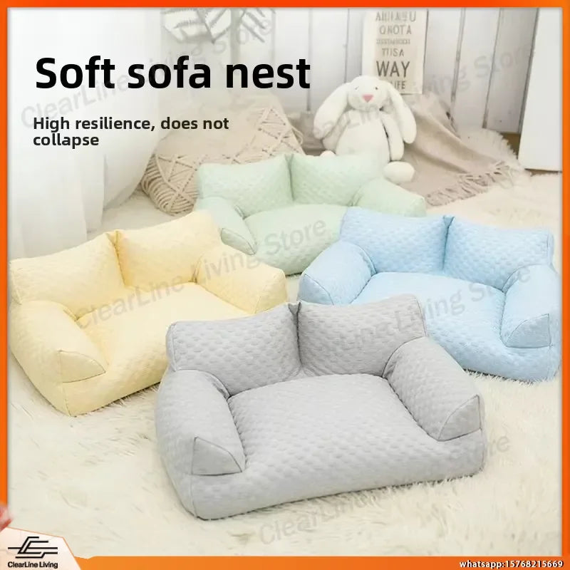 Ice Silk Cooling Sofa Bed for Dogs & Cats (Washable)