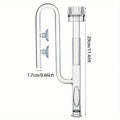 Glass Lily Pipe Inflow with Surface Skimmer (13mm/17mm, Aquarium Planted Tank Filter)