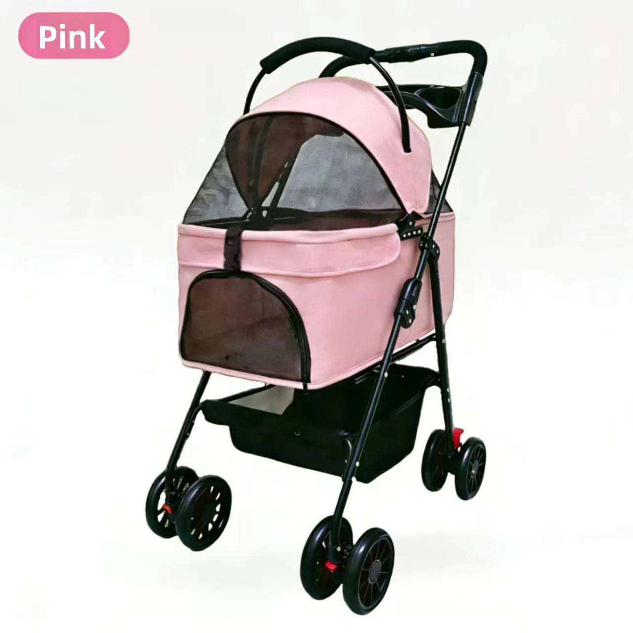Pet Stroller Small Medium Cat Dog Travel Lightweight Detachable Washable Wholesale Pet Stoller Trolley for Dog Dog Trolley
