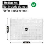 Aquarium Accessories Fish Tank Net Holder Acrylic Transparent PP Anti-Jump Net Clamp Fixed Clip Aquarium Cover Holder Clips