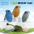 New 300ml Dog Outdoor Kettle With Foldable Mini Silicone Leaf Dust Bottle Stopper Portable Water Dispenser Pet Water Dispenser