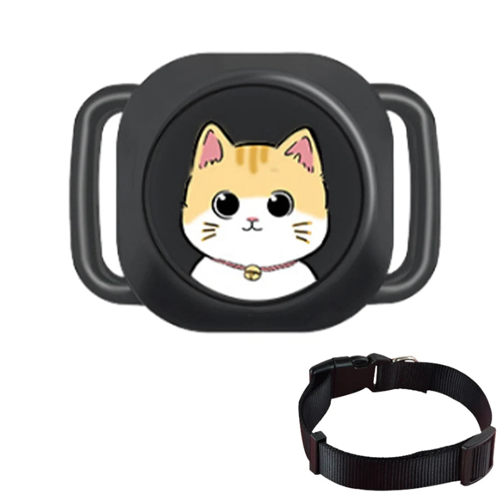 Bluetooth Real-Time GPS Collar Tracker for Dogs & Cats - Anti-Loss Finder Locator Device