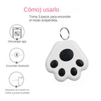 Paw-Shaped Mini Bluetooth GPS Anti-Loss Tracker - Smart Finder for Dogs, Cats, Kids, Wallets & Keys