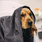Dog Towel Drying Dog Cat Pet Towel Puppy Microfiber Quick-drying Dog Claw Bath Towel Pet Bath Products Absorbent Medium Dogs