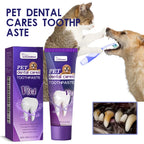 V34 Pet Toothpaste Gentle Plaque Tartar Remover Fresh Breath Gum Health for Cats Dogs Daily Dental Care 60g