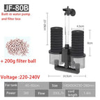 220V 50Hz Aquarium Filter Electric Power Filter Biochemical Sponge Silence Submersible Bio Media Balls Fish Tank Accessories