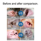 120ml Cat Ear Cleaner Solution Powerful Ear Wash Drop Washer Odor Removal Cleaning Solution for Flush Grooming Dogs Cats Puppy