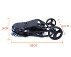 STLFPet Supplies Manufacturers Direct Sale Pet Stroller Dog Cat Cage Carrier Travel Pushchair Foldable 3 in 1 Seat