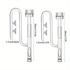 Glass Lily Pipe Inflow with Surface Skimmer (13mm/17mm, Aquarium Planted Tank Filter)