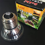 Reptile Lamp 25/50/75W UVA+UVB 3.0 Pet Heat Lamp Turtle Basking UV Light Bulbs Amphibian Sunlamp Heat Preservation Illumination