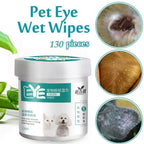 130Pcs Pet Eye Wipes Cats And Dogs Tearmark Wet Wipes Cats And Dogs Universal No Irritation Cleaning Products
