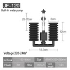 3-in-1 Submersible Aquarium Filter Pump (AC220V, Sponge + Biological + Chemical, Silent)