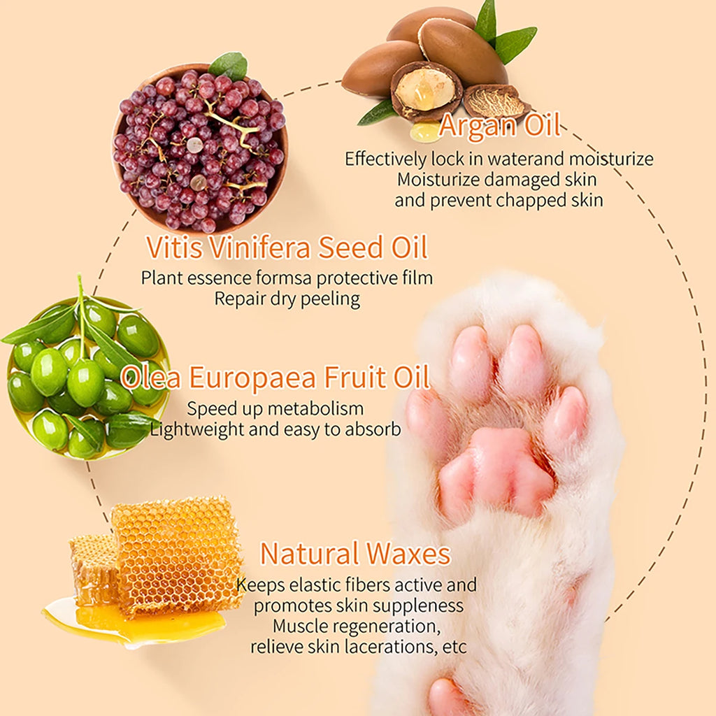 Pet Paw Balm Dog Paw Cream Cats Dogs Paw Protector Cream Pet Feet Moisturizer Pet Crack Feet Repair Pet Accessories