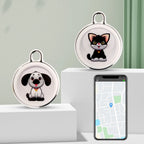 Waterproof Bluetooth GPS Real-Time Collar Tracker - Anti-Loss Locator Finder for Dogs & Cats
