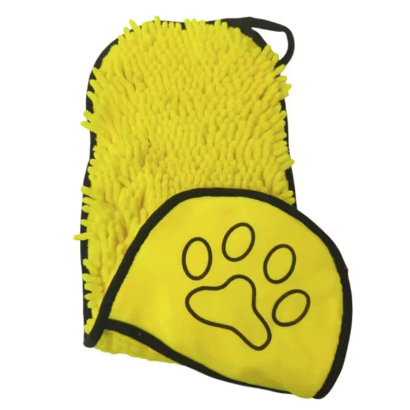 Large Absorbent Quick-Drying Pet Cat Dog Bath Towel Golden Hair Blanket Teddy Small Dog Bath Supplies