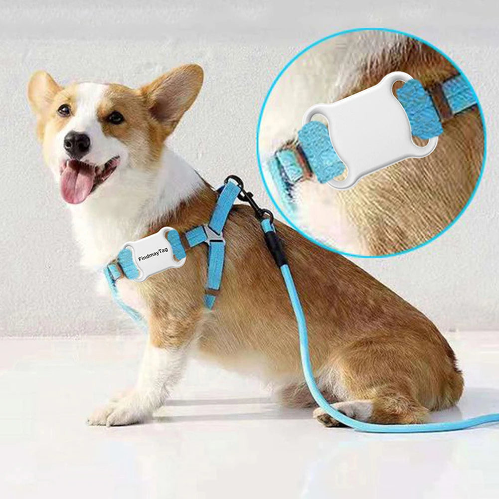 Waterproof Mini GPS Pet Tracker with LED Light Collar - Anti-Loss Bluetooth Locator for Cats & Dogs