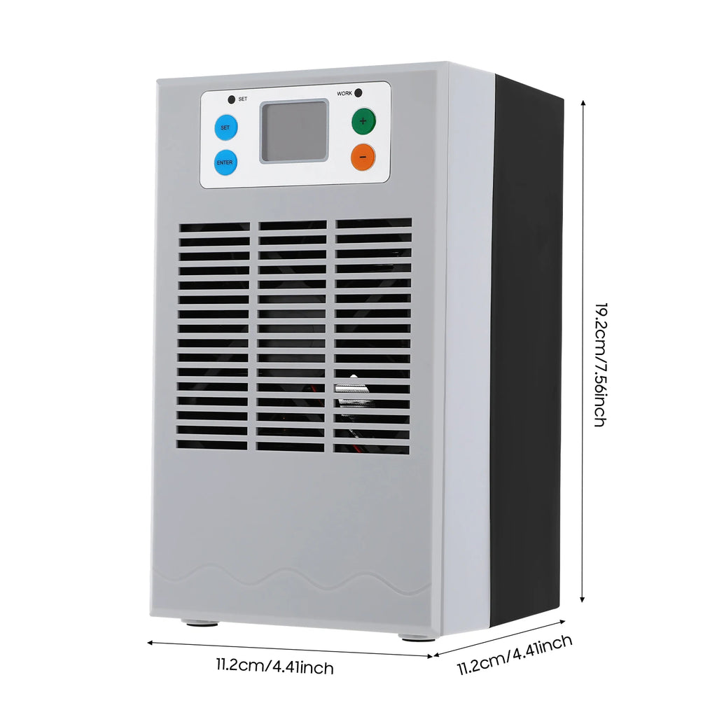 Aquarium Chiller & Heater Cooling Machine (100W, 30L Fish Tank, Dual Temperature Control)