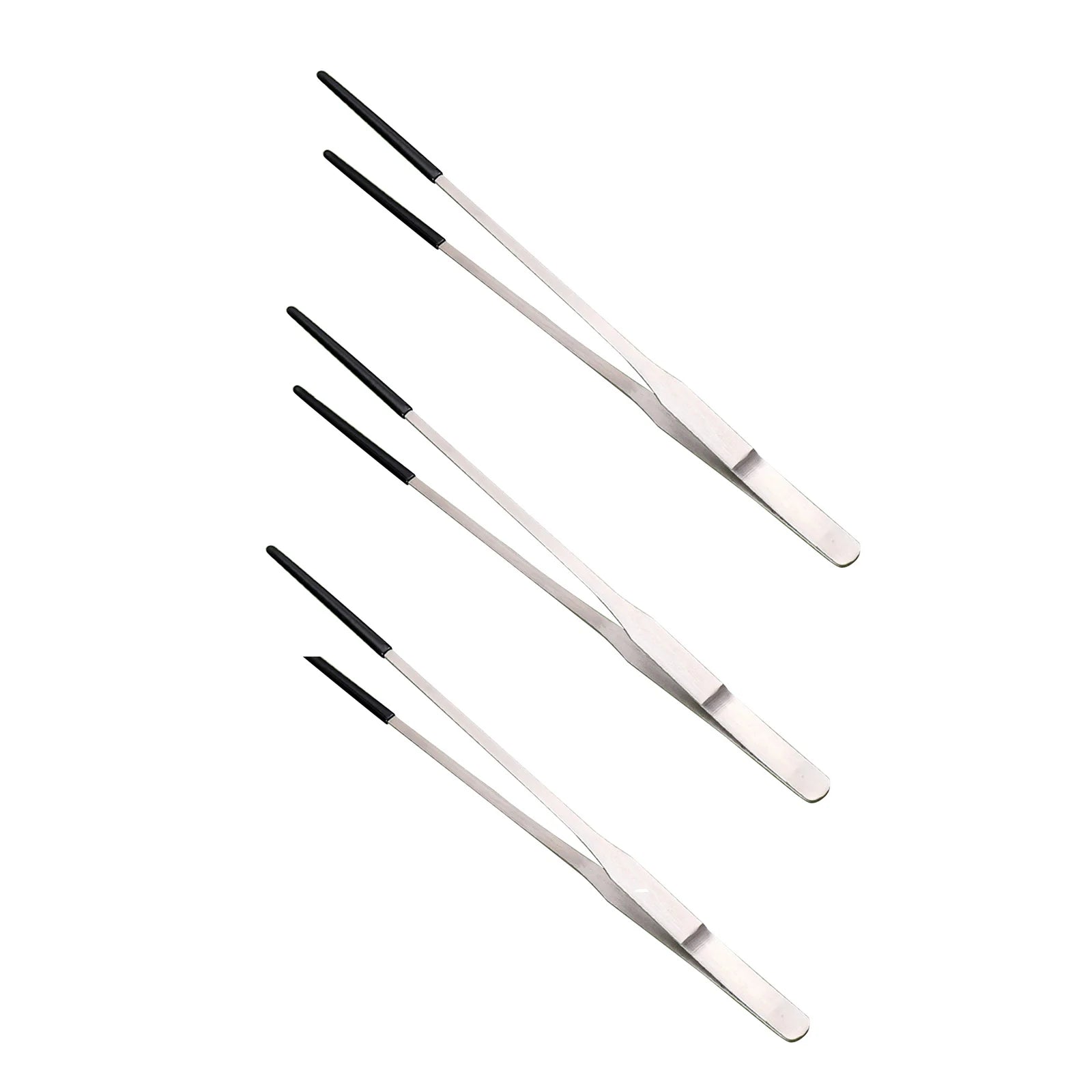 Stainless Steel Reptile Feeding Long Tongs Tweezers For Reptile, Lizards, Spider, Tarantula, Hedgehog, Snake, Aquarium
