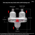 Aquarium Air Pump One-Way Check Valves (2-Pack, Oxygen Supply, Anti-Backflow for Fish Tanks)