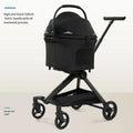 Fashionable High-end Pet Cart Stroller with Directional Design, Small and Medium-sized Dog Teddy Cat Stroller Separable Pet Bag