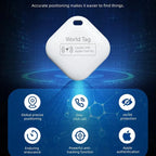 Apple Find My iTag Bluetooth Tracker for Kids, Pets & Cars - Smart GPS Lost Item Finder (iOS)