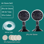 Plastic Aquarium Air Stone Aerator (1–2pcs, Pond & Fish Tank, Oxygen Bubbler)