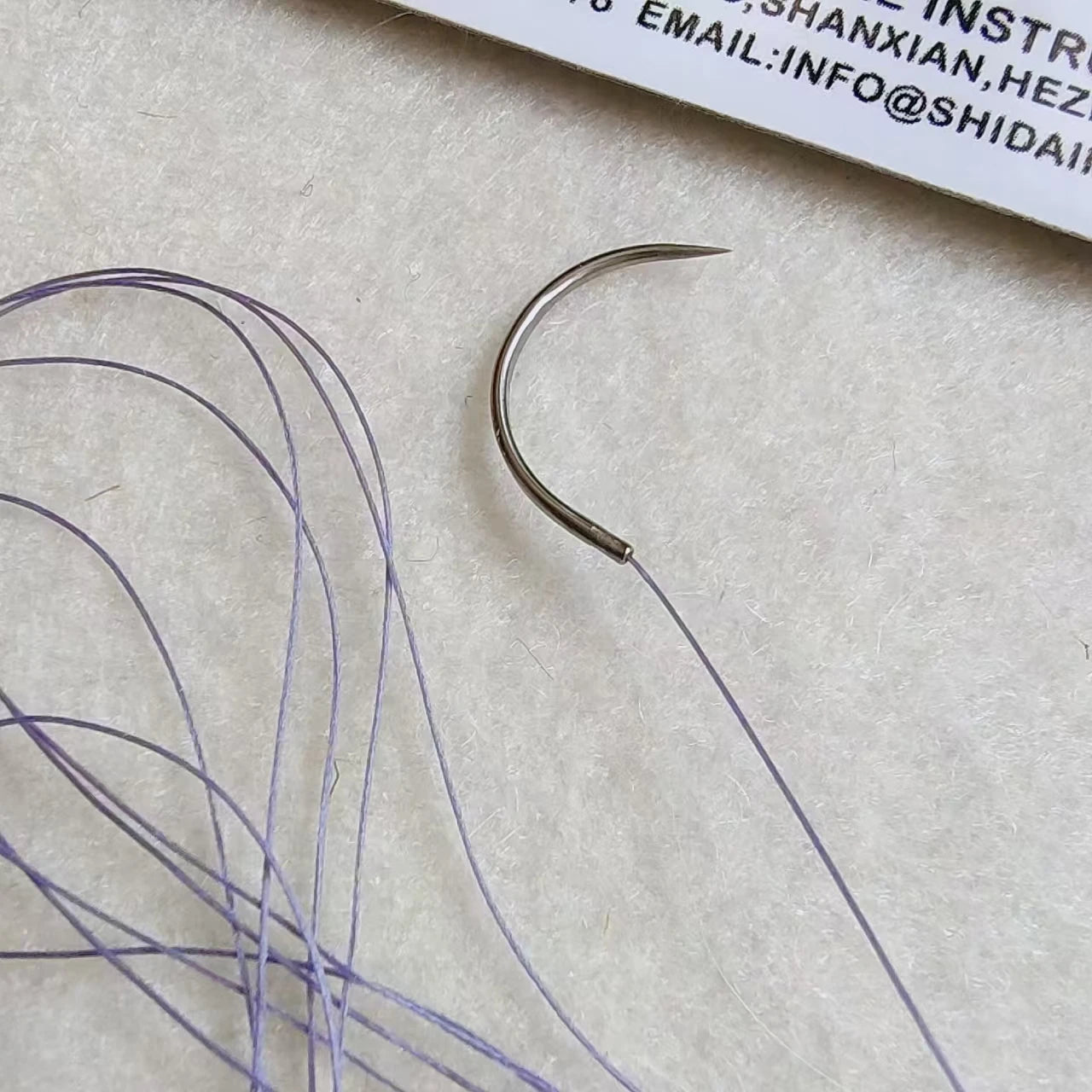 Absorbable PGA Suture Thread with Needle