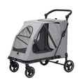 Comfortable Lightweight Acrylic Waterproof Breathable Durable Adjustable Secure Journeys Pet Stroller for Dogs Cats Small