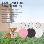 Mini Bluetooth Anti-Loss Smart Tag Keychain Tracker - Pet, Child, Wallet & Key Finder with Audible Alarm