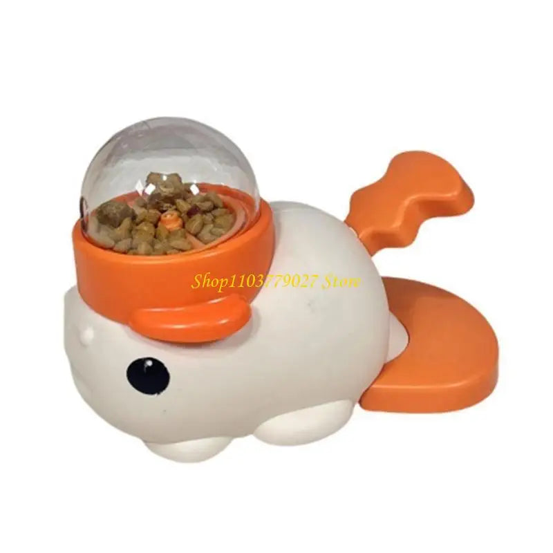 Press-Activated Clownfish Pet Treat Feeder (Interactive, Mental Enrichment)