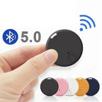 Round Mini Bluetooth 5.0 Anti-Loss GPS Smart Tracker - Finder for Pets, Kids, Bags & Wallets