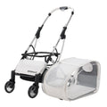 Lightweight Foldable Pet Stroller With Transparent Cover For Small Medium Dogs Detachable Dog Walking Cart Outdoor Carrier