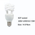 E27 13W/26W Reptile Uvb Lamp  Calcium Supplement Lamp UVB5.0/10.0 for Tortoise Lizard Snake  UV Lamp for Succulent Plants