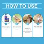 Pet Ear Cleaner For Dogs & Cats, Gentle Ear Care Solution Helps Remove Wax & Odor Cleansing Dirt Soothing Pet Ear Care Sol 120ML