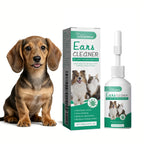 Pet Flea Killer Drops Tick Lice Mite Removal Relieve Itching Dog Cat Ear Hygiene Care Earwax Ringworm Treatment Pet Ear Drops