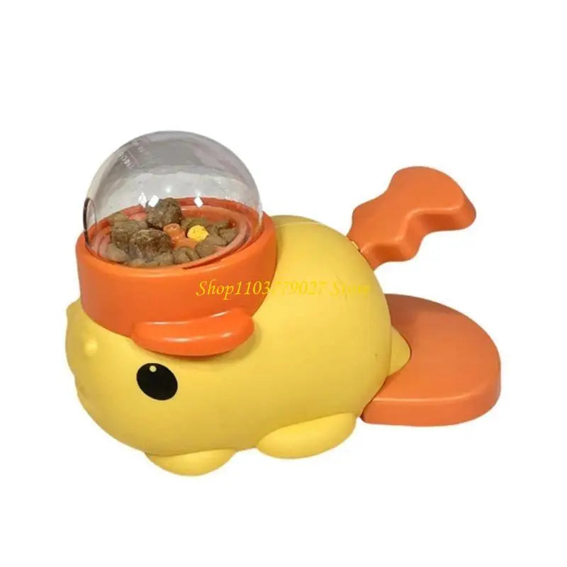 Press-Activated Clownfish Pet Treat Feeder (Interactive, Mental Enrichment)