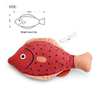 Realistic Catnip & Silvervine Plush Fish Kicker Toy — Interactive Wand & Chew-Resistant Cat Toy