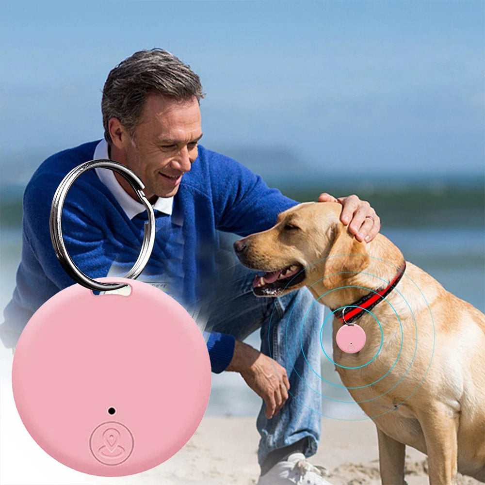 Mini Bluetooth GPS Anti-Loss Reminder Tracker - Smart Finder for Pets, Kids, Bags, Keys & Wallets (iOS & Android)