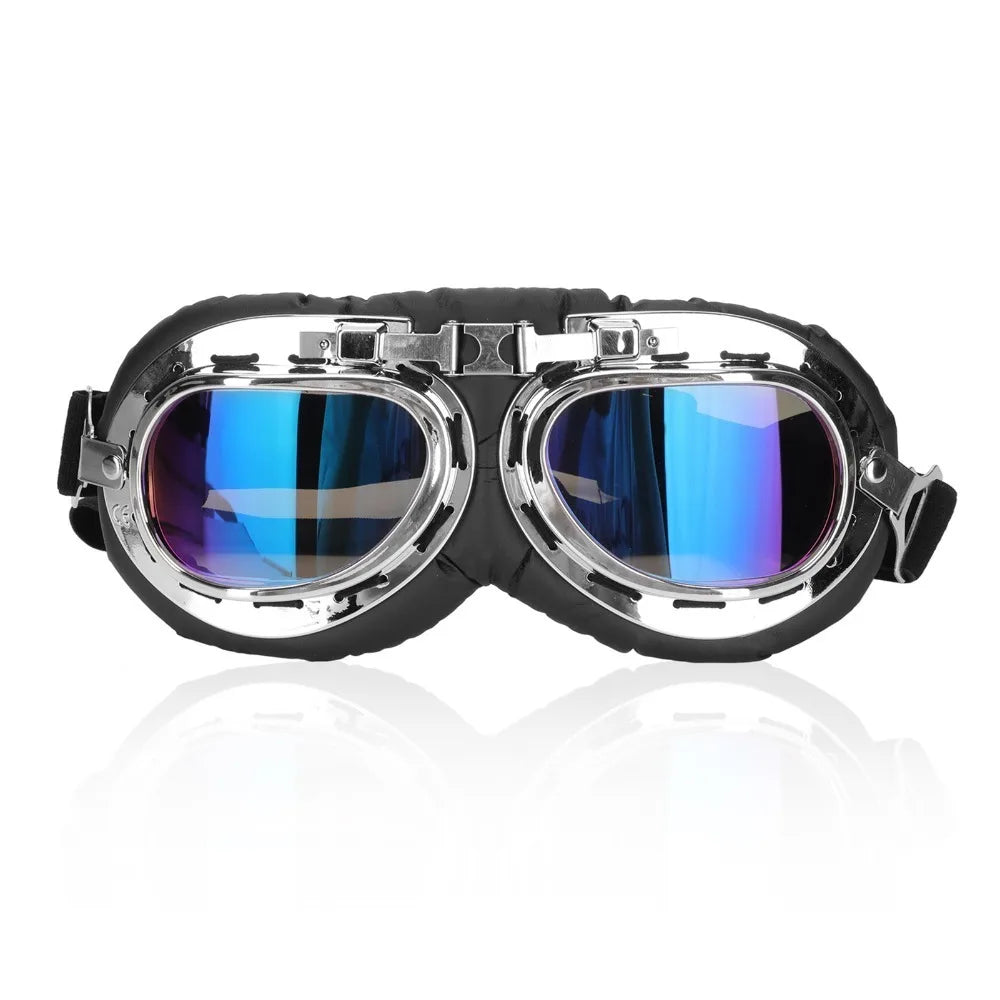 Oversized Frame Dog Eye Guard Sun Ray Block Shatter Tough Pet Eye Visor Wind Proof Comfort Fit Harley Style Eye Visor