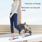 Separable Pet Stroller Pet Cart with Multifunctional Bag Separation Ultra Easy To Carry One Click Collection Cat Dog Stroller