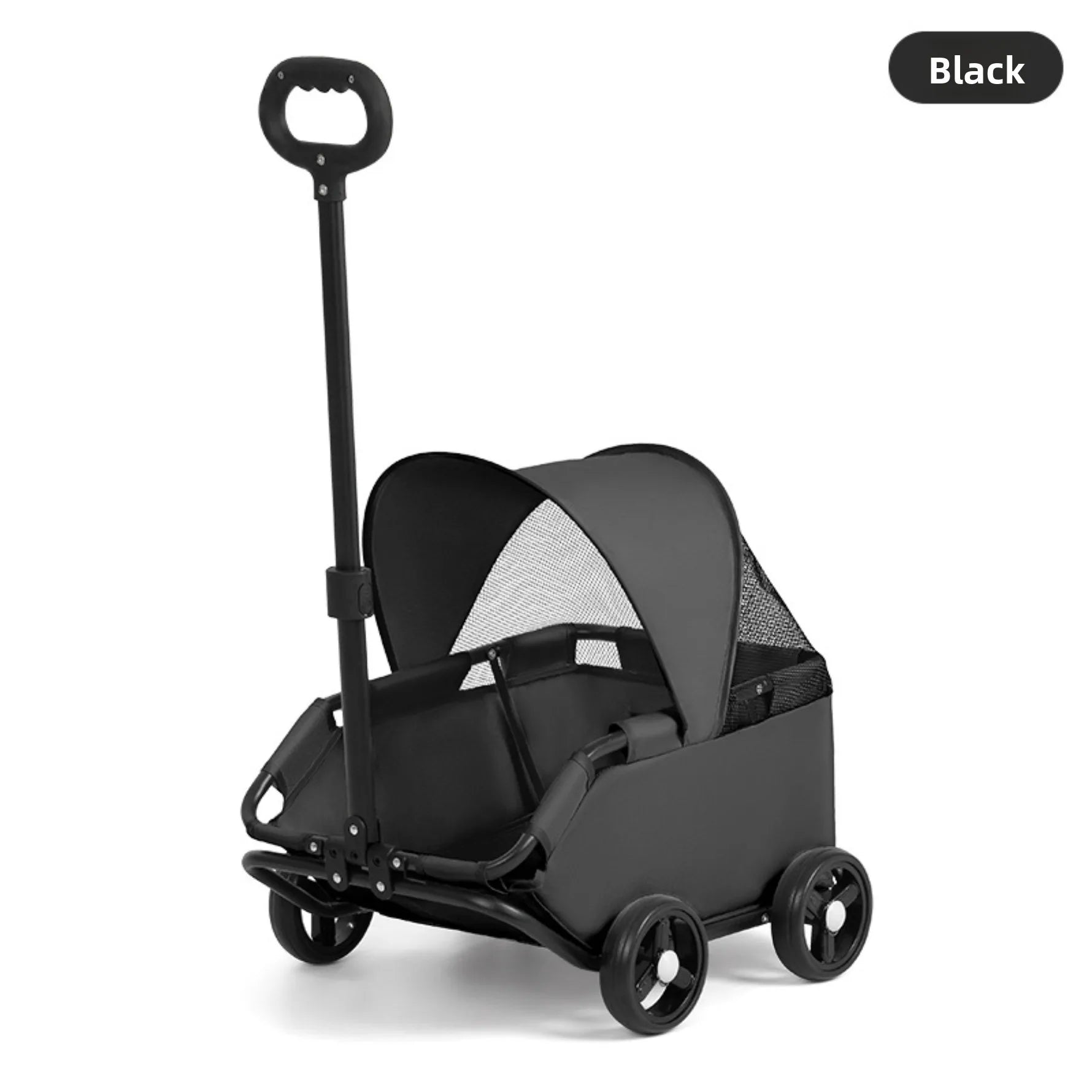 Small Pet Stroller for Dogs Cats Teddy Portable Foldable Outdoor Puppy Cat Carrier Travel Hand Pushchair