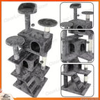 55in Cat Tree Activity Center with Condo & Perches