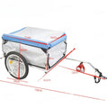 Bicycle rear trailer outdoor cycling baggage pull trailer foldable pet trailer