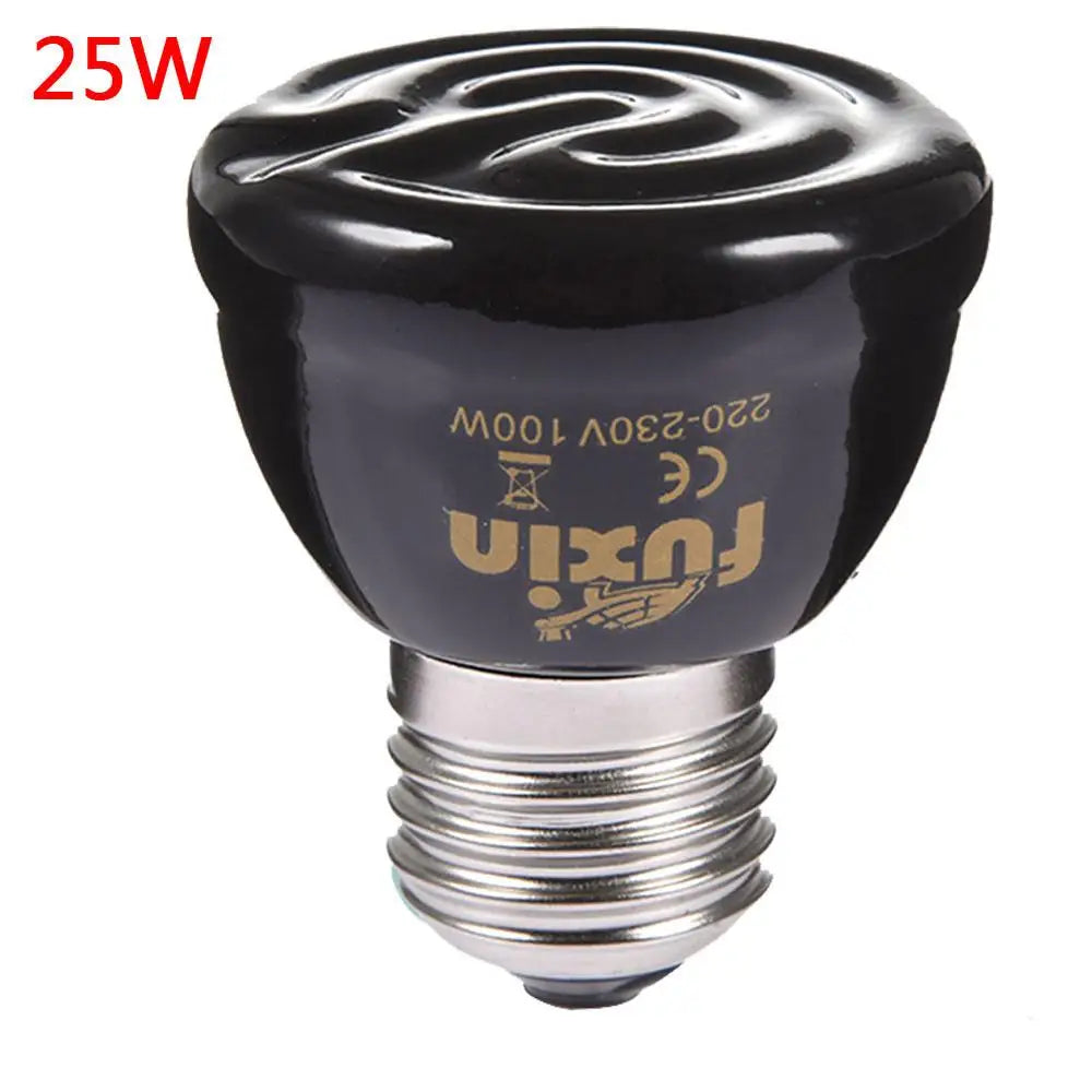 Ceramic Heat Emitter Reptile Heat Lamp Pet Heating Lamp 220-240V Infrared Ceramic Emitter Heat Light Bulb Pet Brooder Chickens