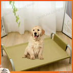 Elevated Cooling Dog Cot Bed, Moisture-Proof & Washable (Easy Assembly)