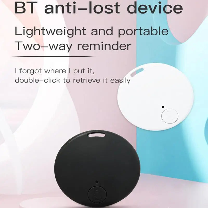 Mini Bluetooth Anti-Loss Smart Tag Keychain Tracker - Pet, Child, Wallet & Key Finder with Audible Alarm