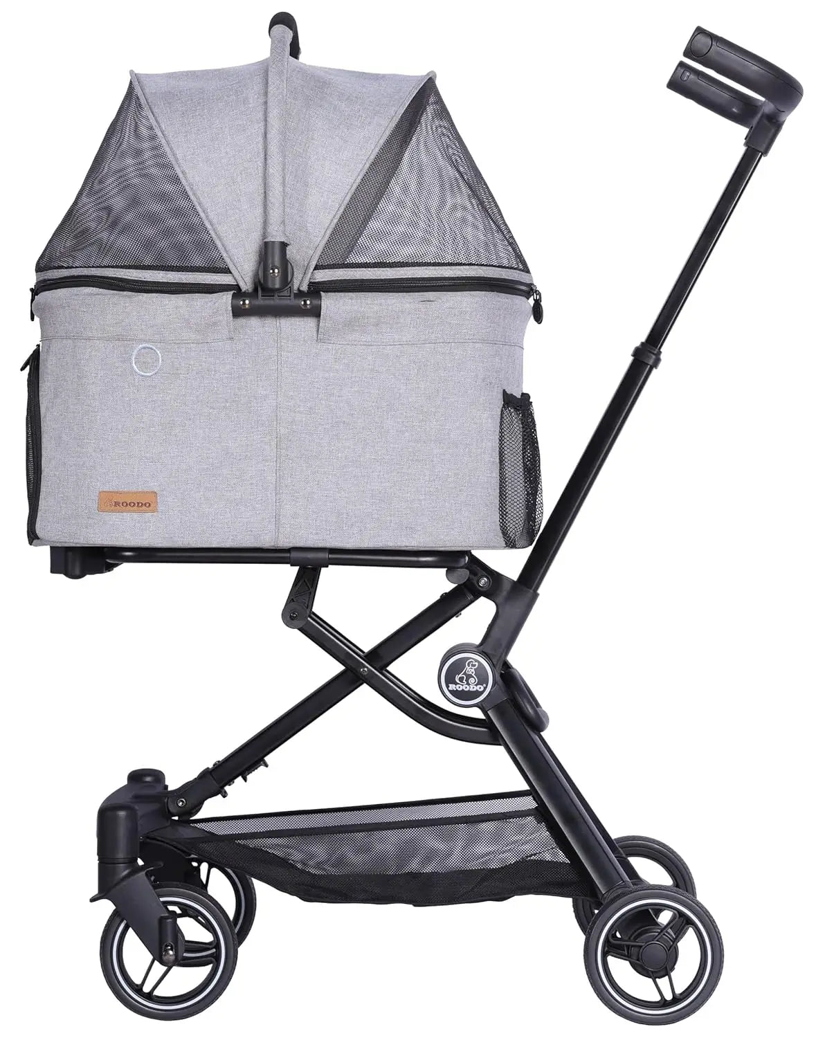 2026 Upgraded Version 3 in 1 Dog Cat Stroller with Detachable Carrier Lightweight Folding Portable All Terrain Pet Travel System
